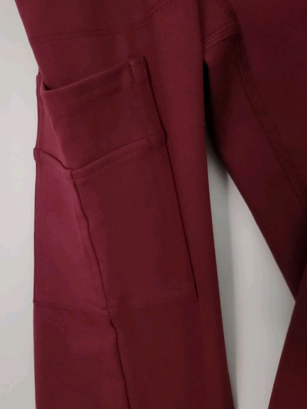 Spyder Active Leggings Womens Large Burgundy